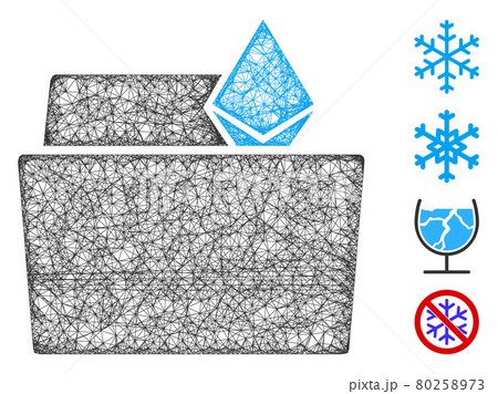 Ethereum Crystal Folder Web Vector Mesh Illustration Ethereum Crystal Folder Web Vector Mesh Illustration 80258973