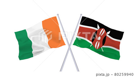 ケニア共和国とアイルランドの国旗