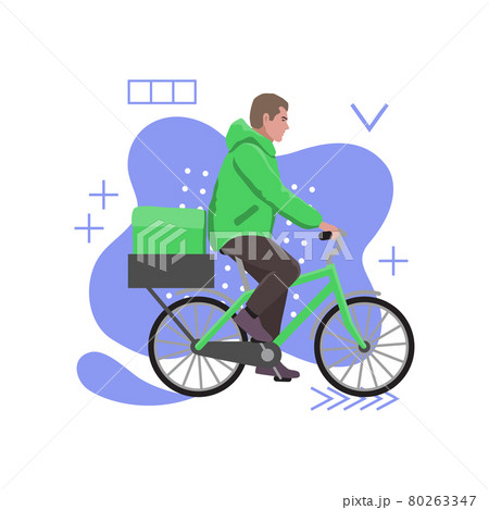 Man courier delivery services on abstract background Man courier delivery services on abstract background 80263347