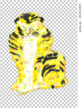 『竹虎図』 尾形光琳(虎)Gold 『竹虎図』 尾形光琳(虎)Gold 80263909