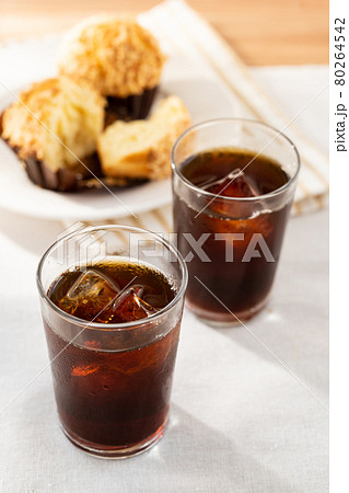 アイスコーヒーの写真素材