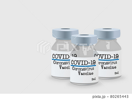 COVID-19 Vaccine＋background 80265443