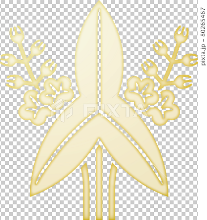 Family crest Fukushima Omodaka [golden] 80265467