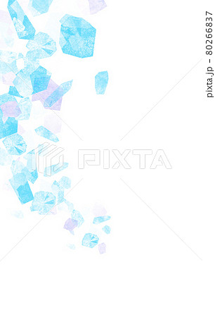 宝石　虹色　幾何学模様　テクスチャー 80266837