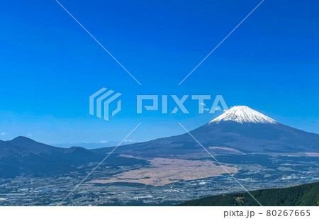 富士山(神奈川県箱根から望む) 富士山(神奈川県箱根から望む) 80267665