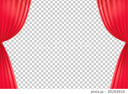 舞台幕布插畫素材 80268916