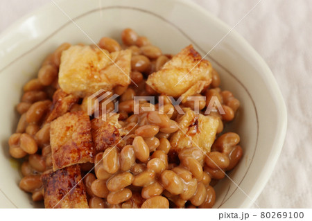 油揚げと納豆の和え物(手料理) 油揚げと納豆の和え物(手料理) 80269100