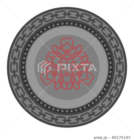 Celtic Pattern Isolated on White Background. Scandinavian Design. Decorative Vikings Logo Celtic Pattern Isolated on White Background. Scandinavian Design. Decorative Vikings Logo 80270195