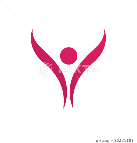 Human character logo sign 80271183