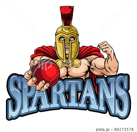 Spartan Trojan Cricket Sports Mascot 80273578