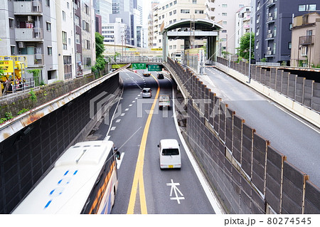 首都高速道路／京橋出入口付近（東京都中央区） 80274545