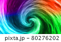 虹色のゆらめく炎のようなオーラ 80276202