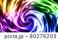 虹色のゆらめく炎のようなオーラ 80276203