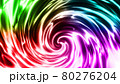 虹色のゆらめく炎のようなオーラ 80276204