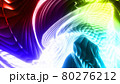 虹色のゆらめく炎のようなオーラ 80276212