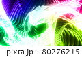 虹色のゆらめく炎のようなオーラ 80276215