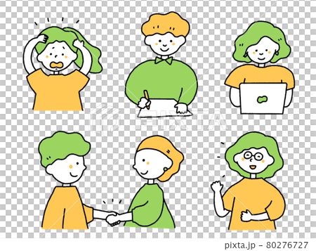 人物 イラストセット 人物 イラストセット 80276727