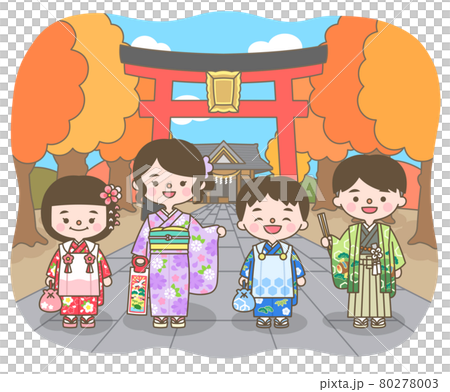 七五三　鳥居 80278003