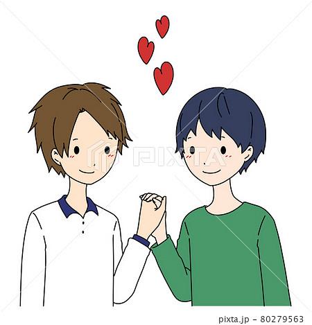 男性カップルのイラストのイラスト素材 男性カップルのイラストのイラスト素材