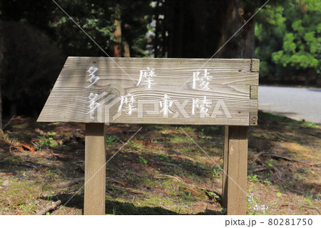 武蔵陵墓地(多摩御陵) 案内板 武蔵陵墓地(多摩御陵) 案内板 80281750