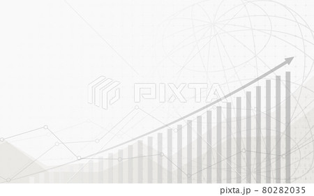 Stock market investment trading graph in graphic concept suitable for financial investment or Economic trends business idea. Vector design. 80282035