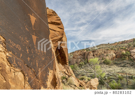 petroglyph sandstone panel 80283102