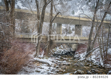freeway in Glenwood Canyon freeway in Glenwood Canyon 80284026