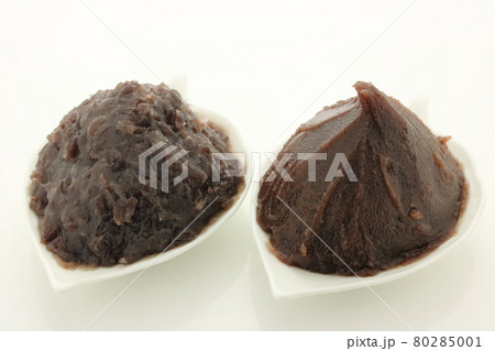 小豆のつぶ餡とこし餡 80285001