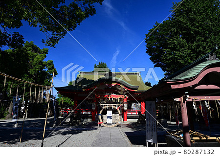 池田市　呉服神社　茅野輪くぐり 80287132