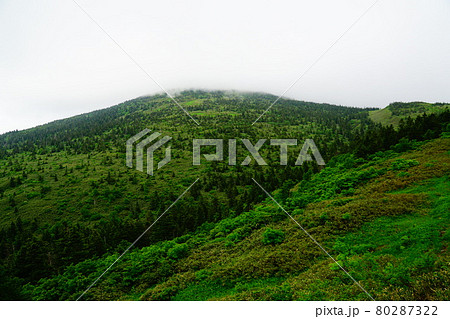 西側から見る森吉山　遠景 80287322