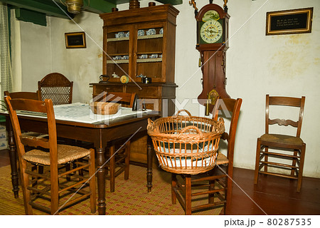 Enkhuizen, the Netherlands. Old fashioned interior of a cottage 80287535