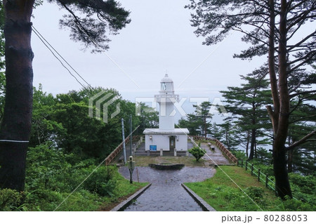 夏の日の陸中黒埼灯台 岩手 夏の日の陸中黒埼灯台 岩手 80288053