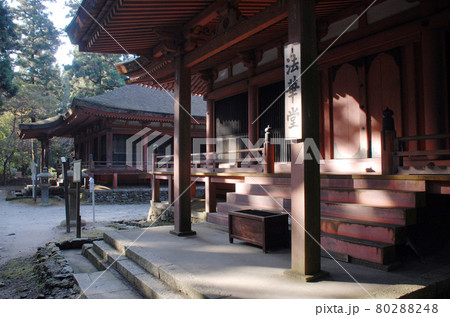 比叡山延暦寺　法華堂と常行堂　滋賀県大津市 80288248