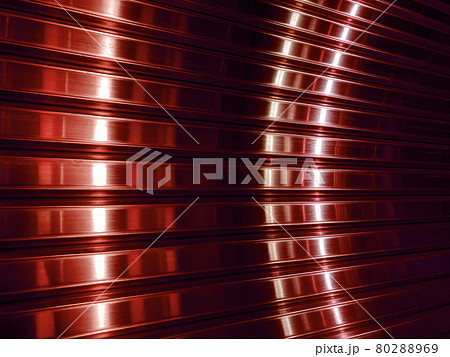ステンレスのルーバーに反射する光の背景素材_a_03 80288969