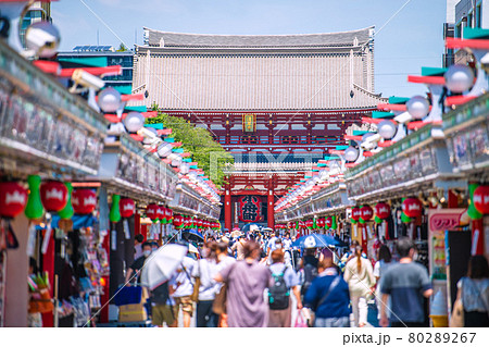 日本の東京都市景観 4度目宣言下。戦慄の1832人。五輪“狂行”、浅草寺はもはや平時…=7月21日 日本の東京都市景観 4度目宣言下。戦慄の1832人。五輪“狂行”、浅草寺はもはや平時…=7月21日 80289267