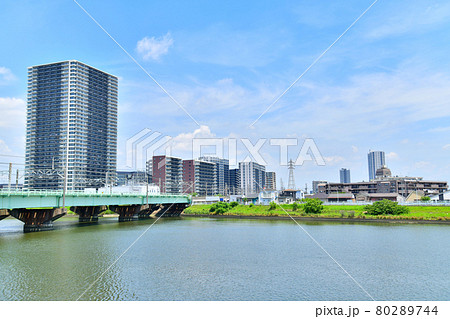 中川／シティテラス金町／金町駅方面を望む(東京都葛飾区)【2021.7】 80289744