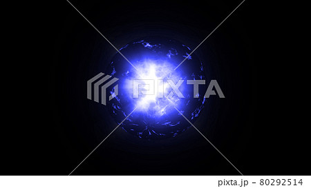 エネルギーボール　玉　球体　エナジー　パワー　CG　背景　壁紙 80292514