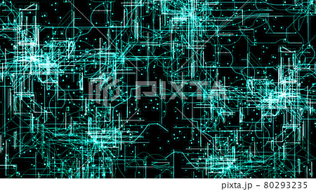 サイバー 回路 グリッド CG 背景 壁紙 サイバー 回路 グリッド CG 背景 壁紙 80293235