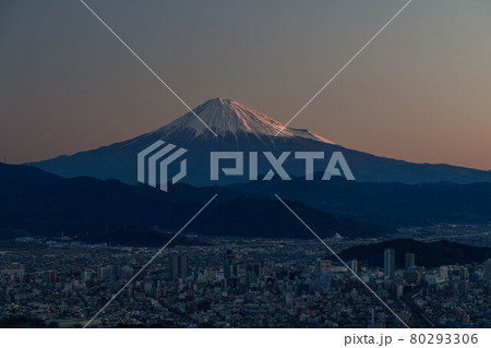静岡県静岡市朝鮮岩からの富士山 80293306