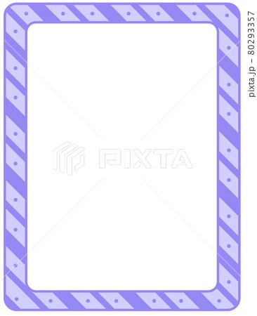 Empty diagonal stripes frame banner template 80293357