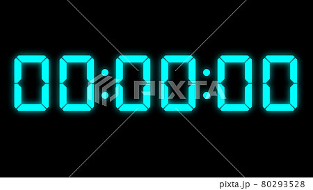 デジタル時計 クロック ストップウォッチ タイマー Cg 背景 壁紙 のイラスト素材