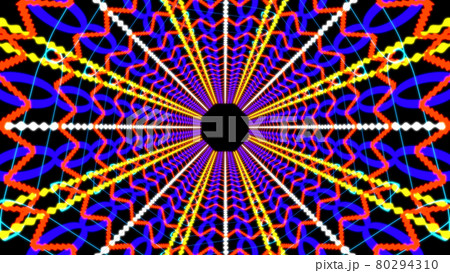 サイバー　トンネル　デジタル　CG　背景　壁紙 80294310