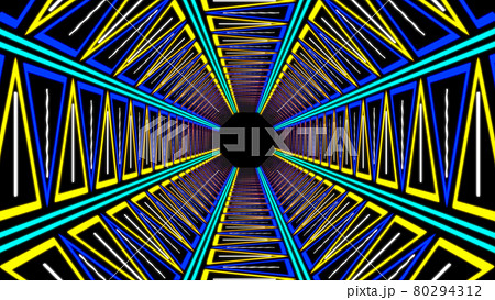 サイバー　トンネル　デジタル　CG　背景　壁紙 80294312