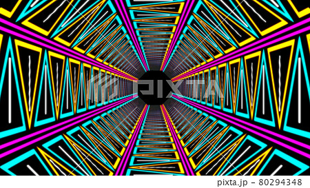 サイバー　トンネル　デジタル　CG　背景　壁紙 80294348