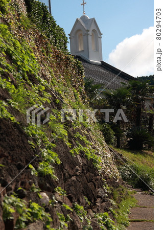 石積集落の出津教会堂 80294703