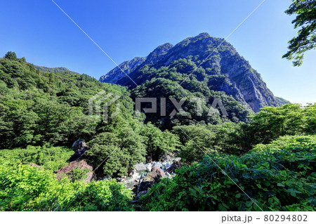 ヒスイ峡と明星山 80294802