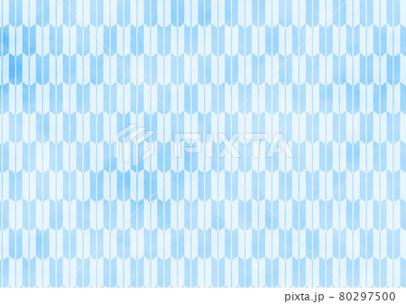 背景　和柄　矢柄　水色 80297500