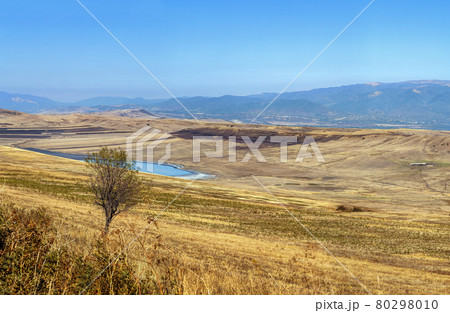 Landscape in desert Gareja, Georgia Landscape in desert Gareja, Georgia 80298010