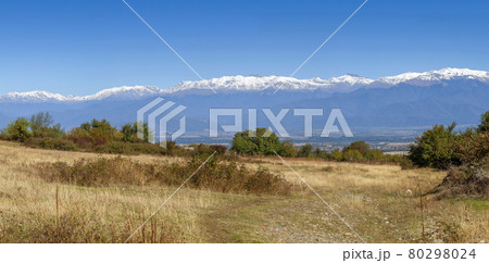 Landscape in  Kakheti region, Georgia 80298024