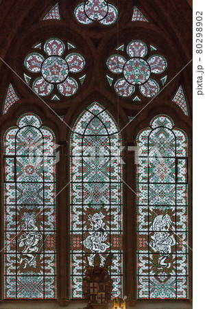 Stained glass window, Germany 80298902